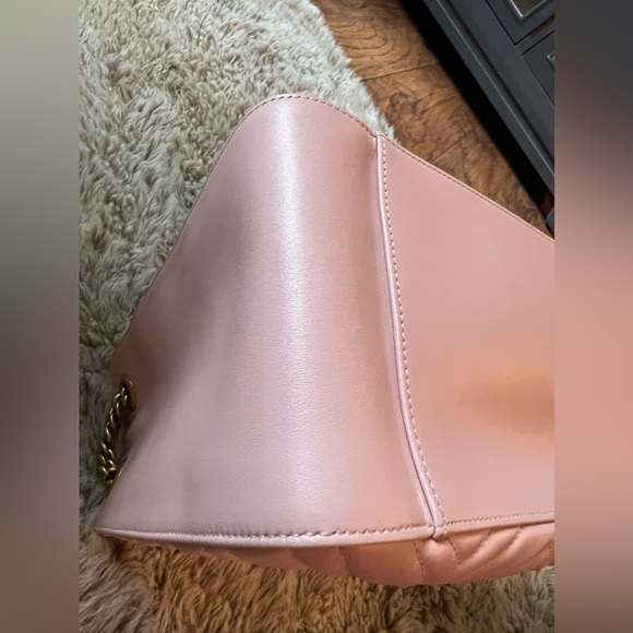 Authentic Gucci Marmont Apollo Chevron Tote Shoulder Crossbody Bag - Picture 7 of 15